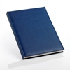 Notesbog - Notesbøger A4 blå italiensk kunstlæder model Classic